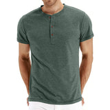 Camisa Henley - Suave Tejido con Cuello
