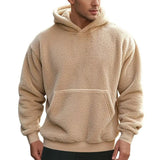 Sudadera con Capucha de Mezcla de Fleece