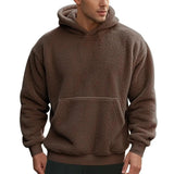 Sudadera con Capucha de Mezcla de Fleece