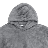 Sudadera con Capucha de Mezcla de Fleece