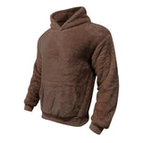 Sudadera con Capucha de Mezcla de Fleece