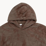 Sudadera con Capucha de Mezcla de Fleece