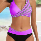 Sofia - Bikini con Estampado en Colores Cálidos