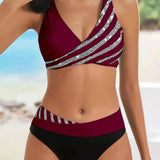 Sofia - Bikini con Estampado en Colores Cálidos