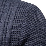 João - Suéter de Tricô em Estilo Patchwork