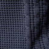 João - Suéter de Tricô em Estilo Patchwork
