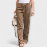 Lorena - Pantalones Ligeros de Lino
