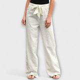 Lorena - Pantalones Ligeros de Lino