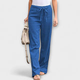 Lorena - Pantalones Ligeros de Lino