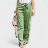 Lorena - Pantalones Ligeros de Lino