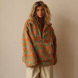 Daisy - Floral Fleece Sweatshirt