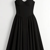 Odete - Vestido midi con corsé diseñado