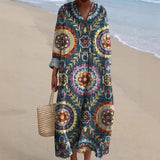 Paloma - Vestido Boho con Diseño Étnico