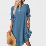 Sassa - Vestido Casual con Detalles de Volantes