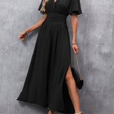 Eterna - Elegante Vestido Maxi Negro
