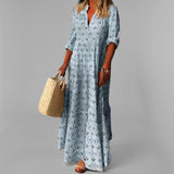 Eduarda - Vestido Largo de Estilo Vintage