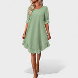 Sassa - Vestido Casual con Detalles de Volantes
