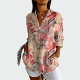 Camisa moderna con diseño floral