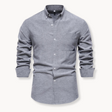 Camisa Oxford de Tejido Texturizado