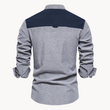 Camisa Oxford de Tejido Texturizado