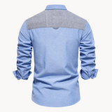 Camisa Oxford de Tejido Texturizado