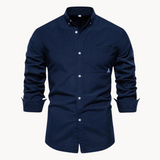 Camisa Oxford de Tejido Texturizado
