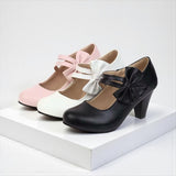 Bela - Tacones con Detalle de Lazo