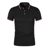 Transpirable Polo con Cuello de Canalé