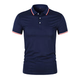 Transpirable Polo con Cuello de Canalé