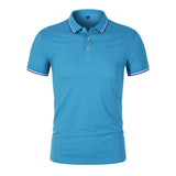 Transpirable Polo con Cuello de Canalé