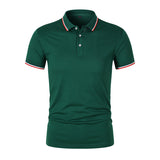 Transpirable Polo con Cuello de Canalé