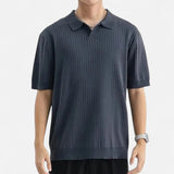 Camisa Polo de Tejido Transpirable con Mangas