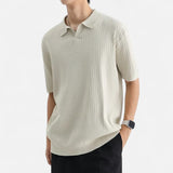 Camisa Polo de Tejido Transpirable con Mangas
