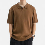 Camisa Polo de Tejido Transpirable con Mangas
