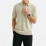 Camisa Polo de Tejido Transpirable con Mangas