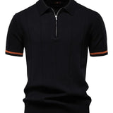 Camisa Polo Slim de Mezcla de Poliéster