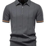 Camisa Polo Slim de Mezcla de Poliéster