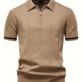 Camisa Polo Slim de Mezcla de Poliéster