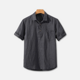 Camisa Polo de Cuello Suave y Mezclado