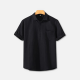 Camisa Polo de Cuello Suave y Mezclado