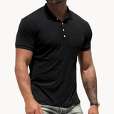 Polo Ajustado de Mezcla Suave