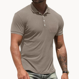 Polo Ajustado de Mezcla Suave