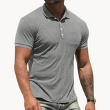 Polo Ajustado de Mezcla Suave