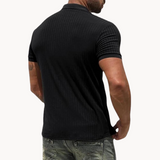 Polo Ajustado de Mezcla Suave