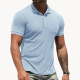 Polo Ajustado de Mezcla Suave