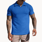 Polera de Fibras Teñidas con Cuello Johnny