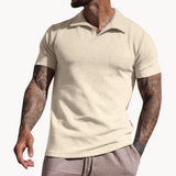 Polera de Fibras Teñidas con Cuello Johnny