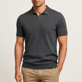Camisa Polo Texturizada de Poliéster
