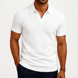 Camisa Polo Texturizada de Poliéster