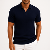 Camisa Polo Texturizada de Poliéster
